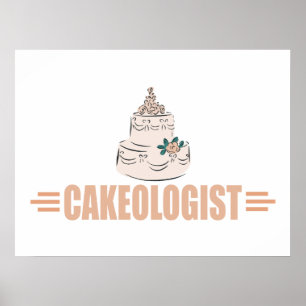 Humoureuze Cake Decorating Poster