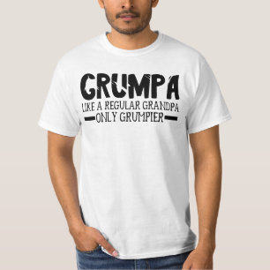 Humoureuze glazen Mannen T-shirt voor opa