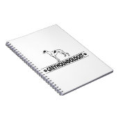 Humoureuze GREYHOUND DOGS Notitieboek (Rechterzijde)