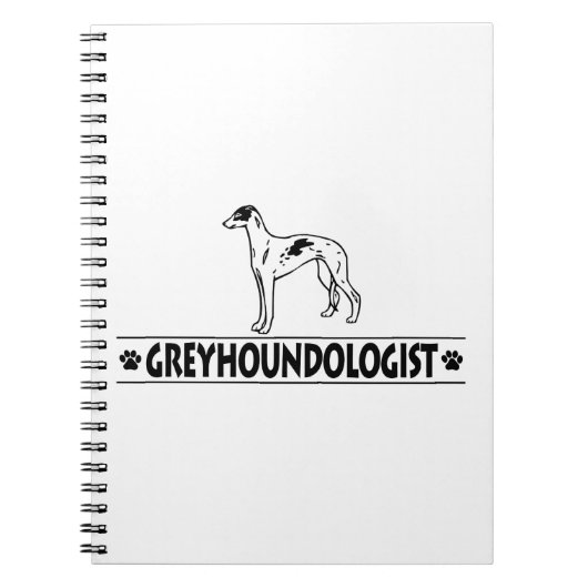 Humoureuze GREYHOUND DOGS Notitieboek (Voorkant)