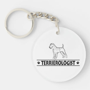 Humoureuze Ierse Terrier Sleutelhanger