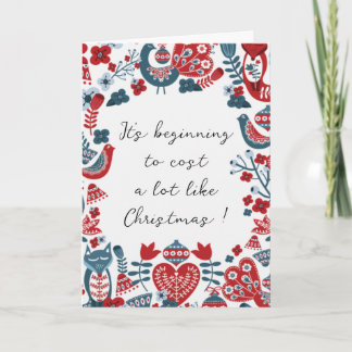 Humoureuze kerstKaart Kaart