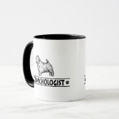 Humoureuze Norwich Terrier Mok (Voorkant links)