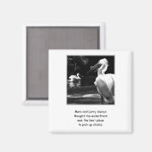 Humoureuze Pelicans Magneet (Voorkant / Achterkant)