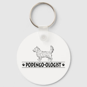 Humoureuze Portugees Podengo Pequeno Sleutelhanger