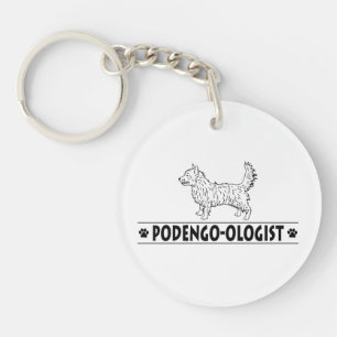 Humoureuze Portugees Podengo Pequeno Sleutelhanger
