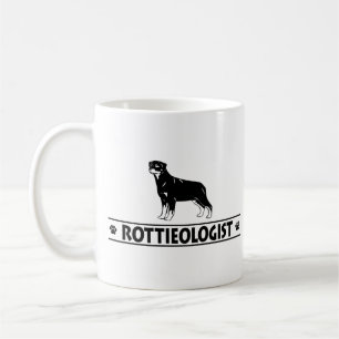 Humoureuze rottweiler koffiemok