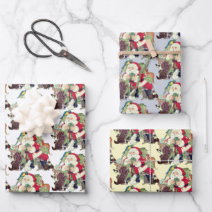 Humoureuze staart- en hondendieren hond inpakpapier vel