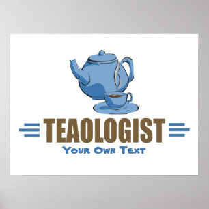 Humoureuze Tea Lover's Teapot Cup Poster