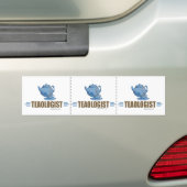 Humoureuze thee bumpersticker (Op auto)