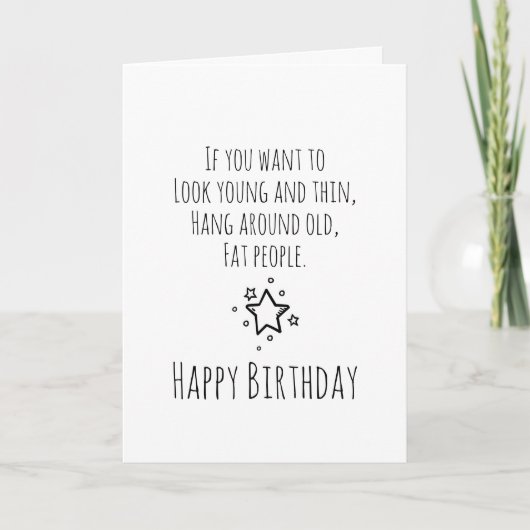 Humoureuze verjaardag kaart (Voorkant)