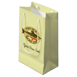 Humoureuze vis meer - minder forel werken Vist Klein Cadeauzakje