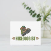 Humoureuze wandeling briefkaart (Staand voorkant)