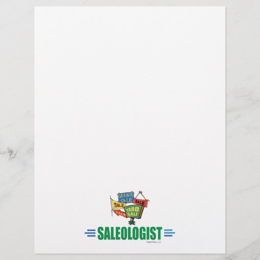 Humoureuze Yard Sale Flyer (Voorkant)