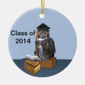 Humoureuzenklasse van Afstuderen kippen 2014 Keramisch Ornament (Voorkant)