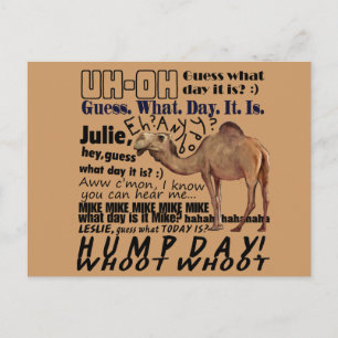 hump dag! briefkaart