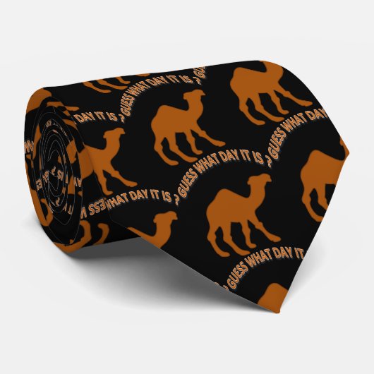 Hump dag! Funny Hump Day Camel Stropdas (Opgerold)
