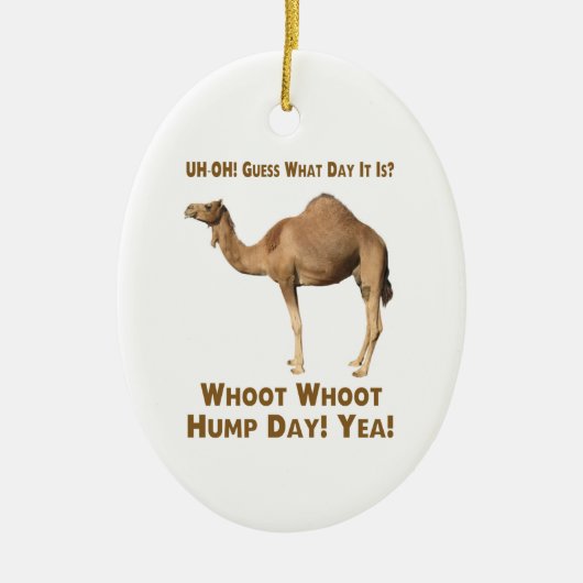 Hump Dag Keramisch Ornament (Voorkant)