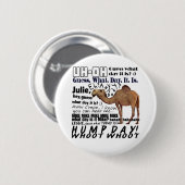 hump dag! ronde button 5,7 cm (Voorkant /achterkant)