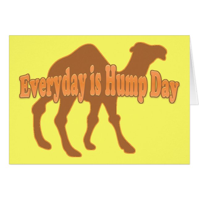 Hump Day Camel (Voorkant Horizontaal)