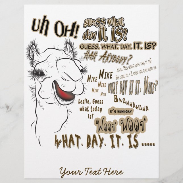 Hump Day Camel (Voorkant)