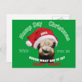 Hump Day Camel Christmas Feestdagenkaart (Voorkant / Achterkant)