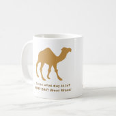 Hump Day Camel Coffee Latte Mok (Voorkant links)
