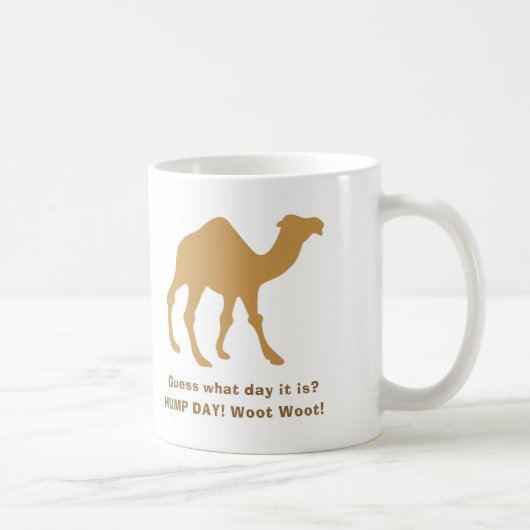 Hump Day Camel Coffee Latte Mok (Rechts)