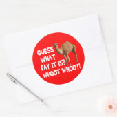 Hump Day Camel Devinez Quel Jour C'Est Stickers (Enveloppe)