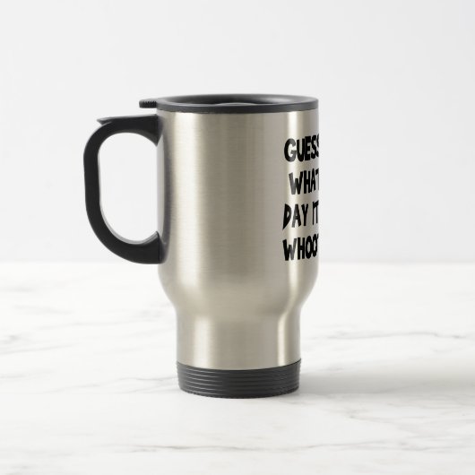 Hump Day Camel Devinez Quel Jour C'Est Travel Mug (Gauche)