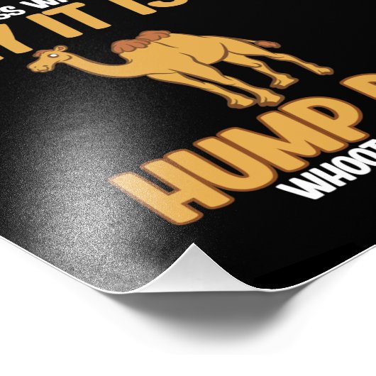 Hump Day Camel Dierenvriend Camels Pet Owner Graph Foto Afdruk (Hoek)