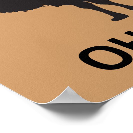 Hump Day Camel Funny Woensdag Poster (Hoek)