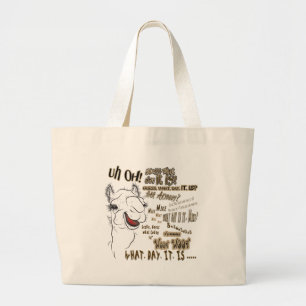 Hump Day Camel Grote Tote Bag