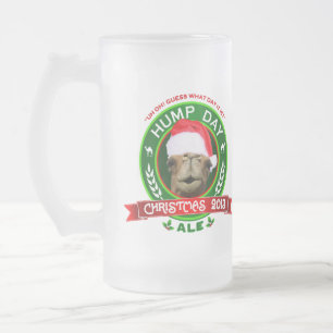 Hump Day Camel Kerstmis Etiket Bevroren Mok