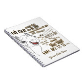 Hump Day Camel Notitieboek (Rechterzijde)