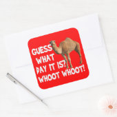 Hump Day Camel Raad eens welke dag het is Stickers (Envelop)