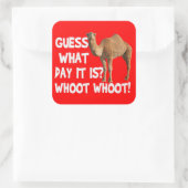 Hump Day Camel Raad eens welke dag het is Stickers (Tas)