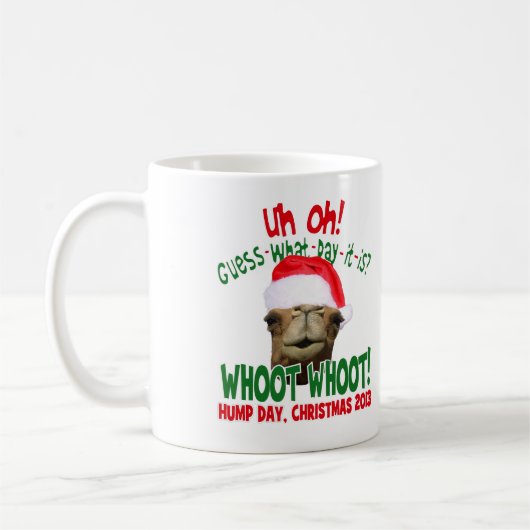 Hump Day Camel Santa Kerstmis 2013 Mok (Links)