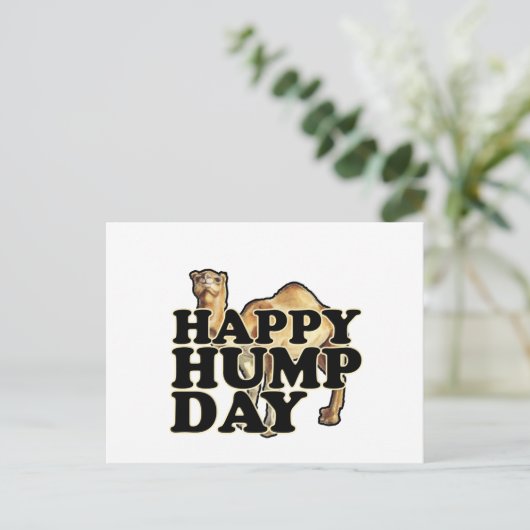 Hump Day Camel T Briefkaart (Staand voorkant)