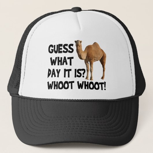 Hump Day Camel Trucker Hat Pet (Voorkant)