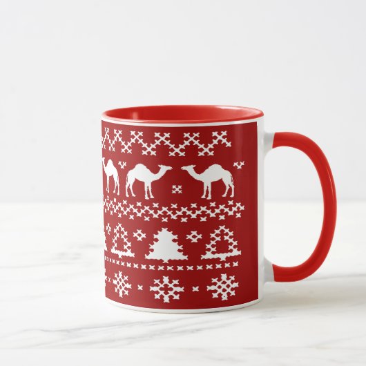 Hump Day Camel Ugly kerstSweater Mokken (Rechts)