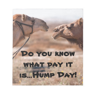 Hump Day-kamels Notitieblok