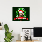 Hump Day Kerstmis Ale T-shirt Poster (Thuiskantoor)