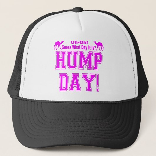 HUMP DAY PINK for her Trucker Pet (Voorkant)