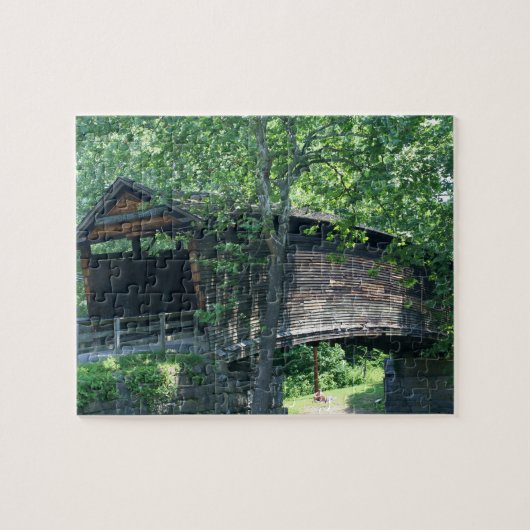 Humpback Covered Bridge Legpuzzel (Horizontaal)