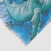 Humpback Family  Map Tissuepapier (Detail)