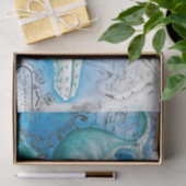 Humpback Family  Map Tissuepapier (Geschenk)