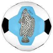 Humpback grouper fish cartoon illustration (Tourné)