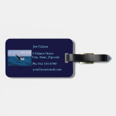 Humpback Whale Baching Bagagelabel (Achterkant horizontaal)