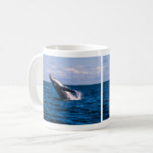 Humpback Whale Breach Coffee Mok (Voorkant links)